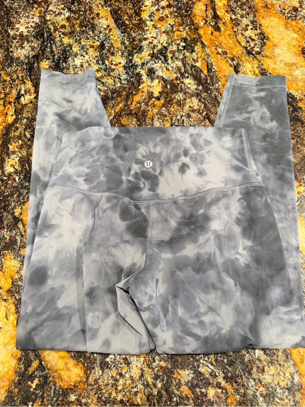 lululemon athletica Gray Tie-Dye Leggings - Soft Stretch